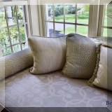 D29. Decorative throw pillows (Cushion not for sale) 